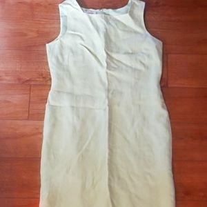 Talbot's Irish Linen green dress